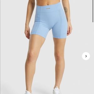 Gymshark x Whitney blue mesh shorts